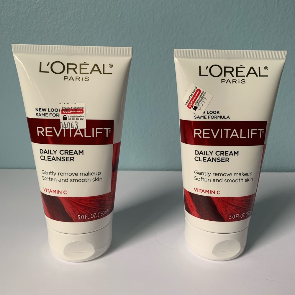 L’Oréal Paris Revitalift Daily Cream Cleanser 5.0 FL OZ (150ml) con Vitamin C